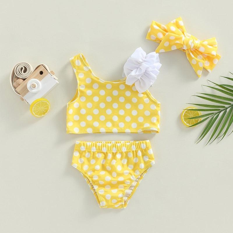 Baby yellow sale polka dot bikini