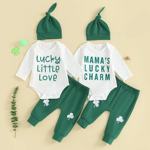 Baby 3PC Lucky Outfit With Hat