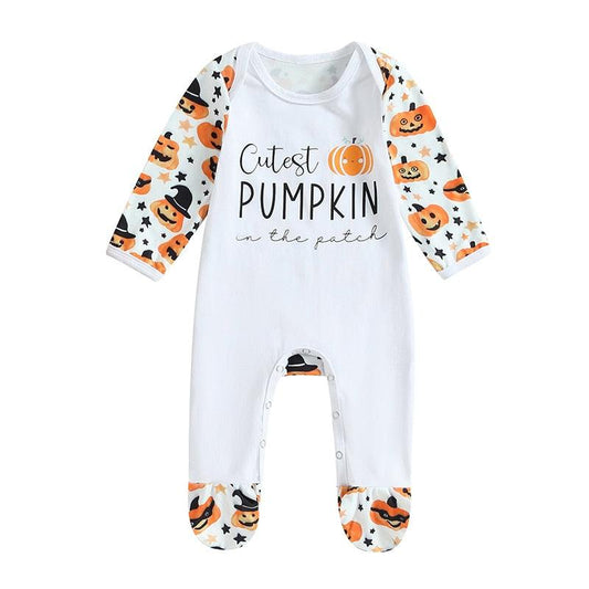 Cutest Pumpkin In the Patch Romper-Shop Baby Boutiques