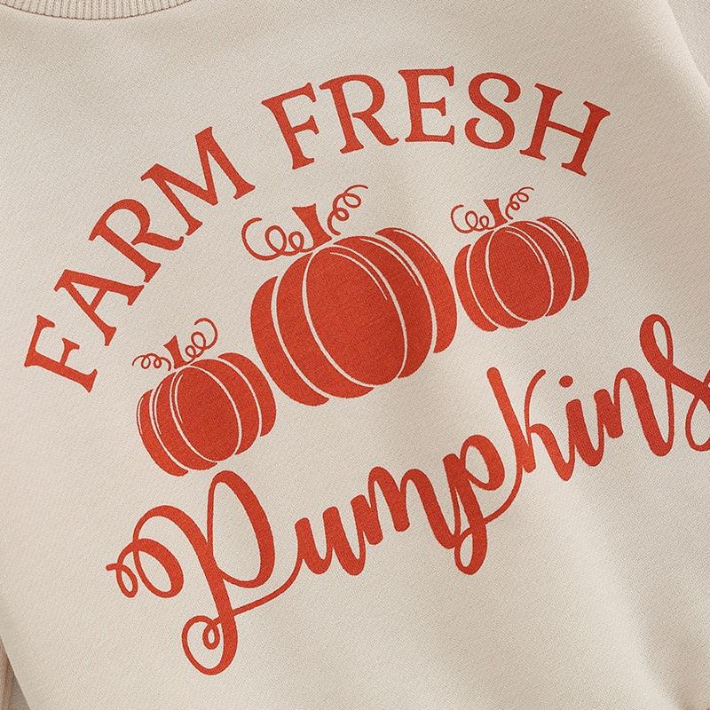 Fall Farm Fresh Pumpkins Sweatshirt - Shop Baby Boutiques 