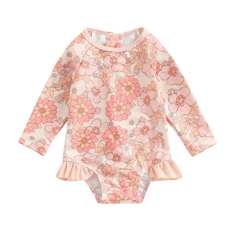 Floral Baby Girl Swimsuits - Shop Baby Boutiques 