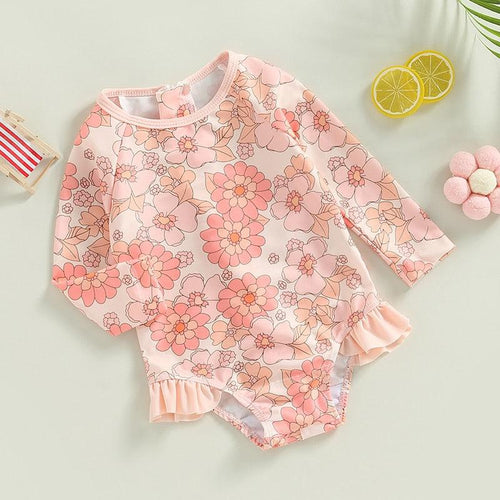 Floral Baby Girl Swimsuits - Shop Baby Boutiques 