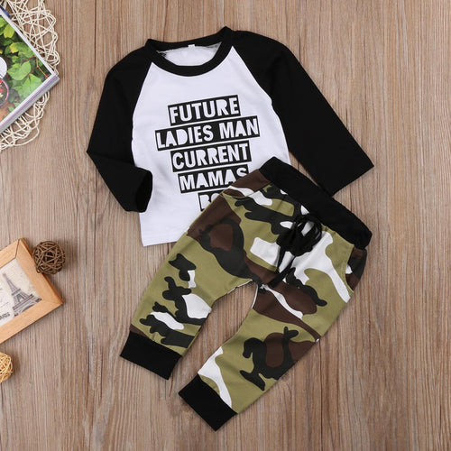 Future Ladies Man Current Mama's Boy Outfit - Shop Baby Boutiques 