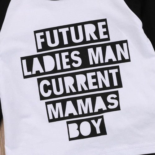 Future Ladies Man Current Mama's Boy Outfit - Shop Baby Boutiques 