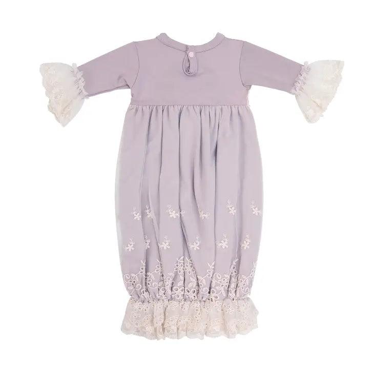 Genevie Take Me Home Gown With Headband - Shop Baby Boutiques 