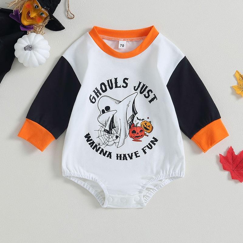 Ghouls Just Wanna Have Fun Romper-Shop Baby Boutiques