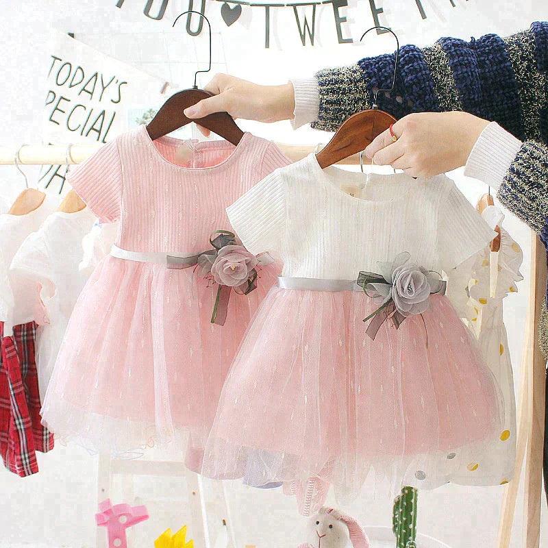 Girls Blooming Flower Tutu Dress-Shop Baby Boutiques