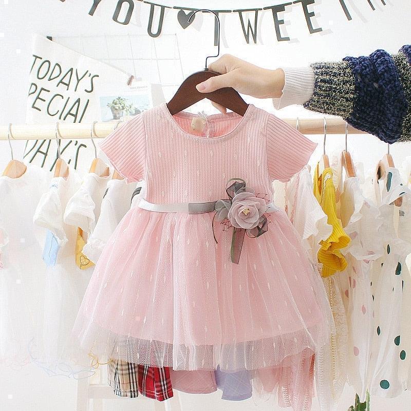 Girls Blooming Flower Tutu Dress-Shop Baby Boutiques