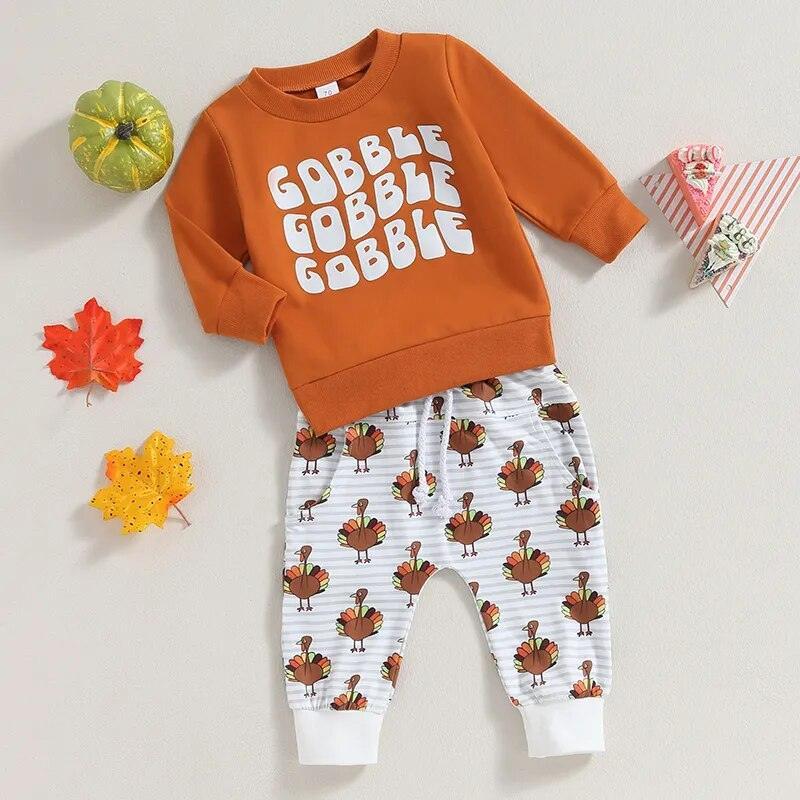 Gobble Gobble Gobble Outfit - Shop Baby Boutiques 