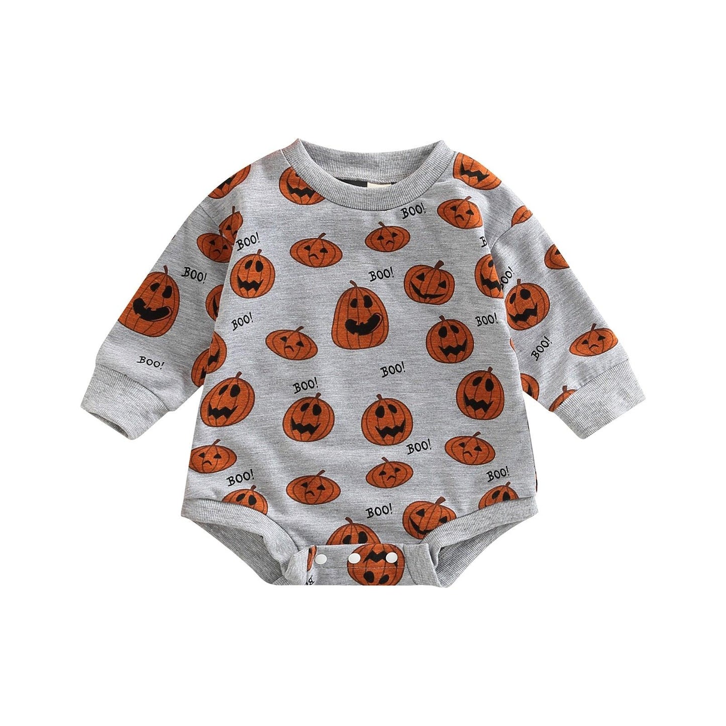 Halloween Ghost/Pumpkin Romper - Shop Baby Boutiques 