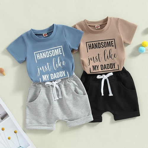 Handsome Just Like My Daddy Set - Shop Baby Boutiques 