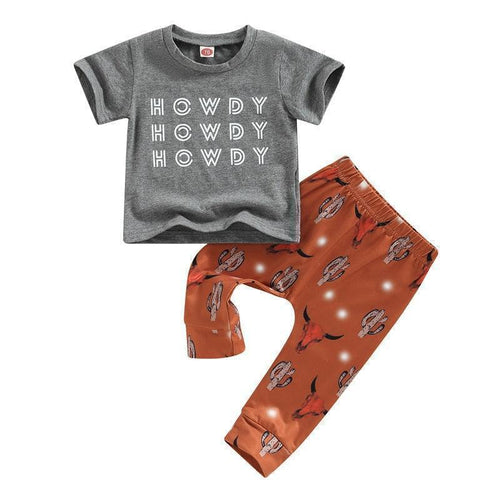 Howdy Western Clothing Set - Shop Baby Boutiques 