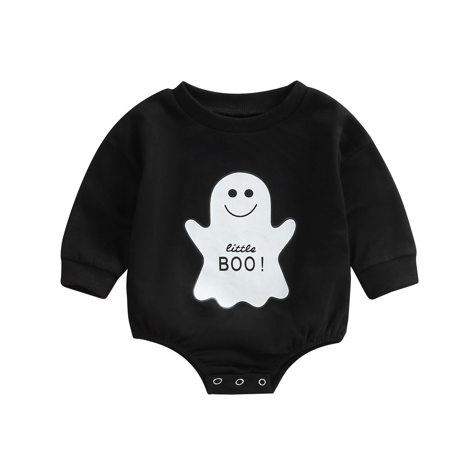 Little Boo Ghost Baby Romper-Shop Baby Boutiques