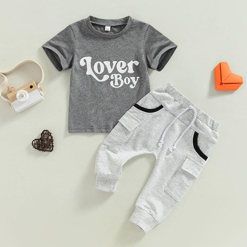 Lover Boy 2PC Jogger Set - Shop Baby Boutiques 
