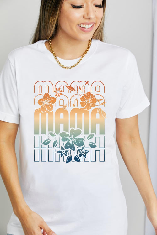 Simply Love Full Size MAMA Graphic Cotton T-Shirt - Shop Baby Boutiques 