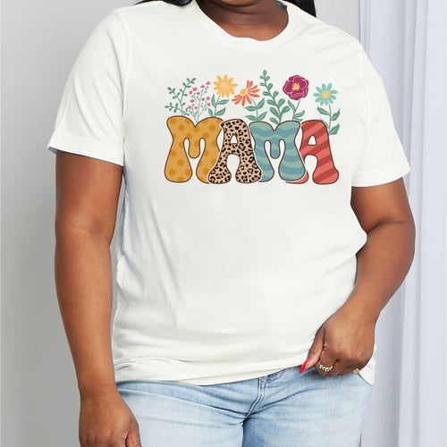 Simply Love Full Size MAMA Graphic Cotton Tee - Shop Baby Boutiques 