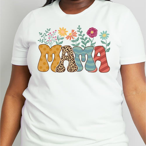 Simply Love Full Size MAMA Graphic Cotton Tee - Shop Baby Boutiques 