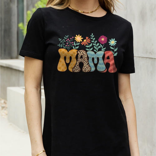 Simply Love Full Size MAMA Graphic Cotton Tee - Shop Baby Boutiques 