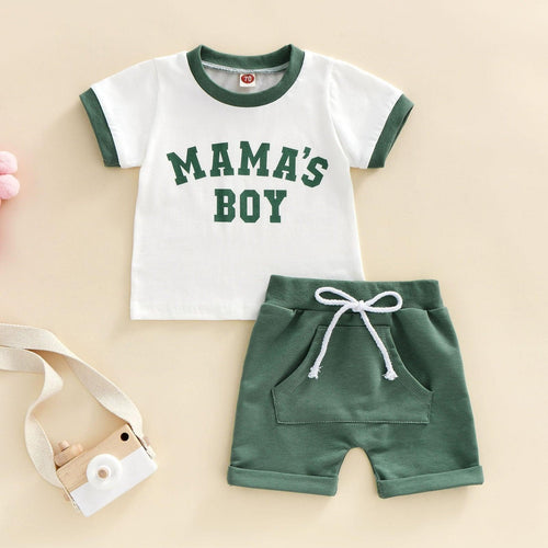 Mama's Boy Summer Short Set - Shop Baby Boutiques 