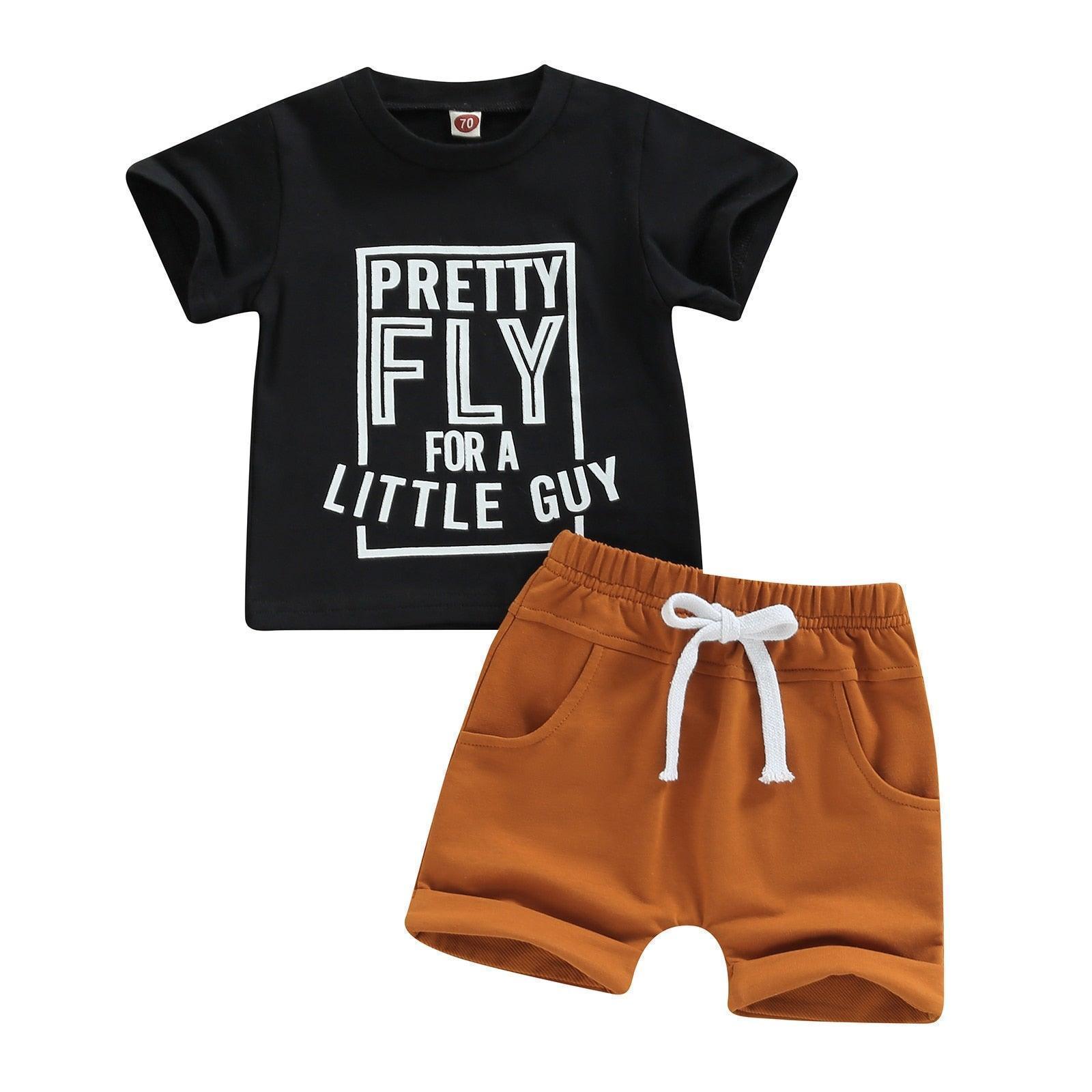 Pretty Fly for a Little Guy T-shirt & Shorts - Shop Baby Boutiques 