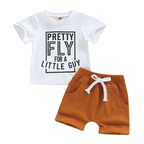 Pretty Fly for a Little Guy T-shirt & Shorts - Shop Baby Boutiques 