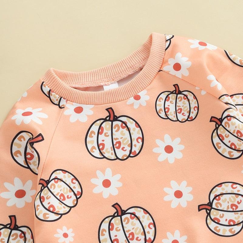 Pumpkins & Daisies Halloween Outfit-Shop Baby Boutiques