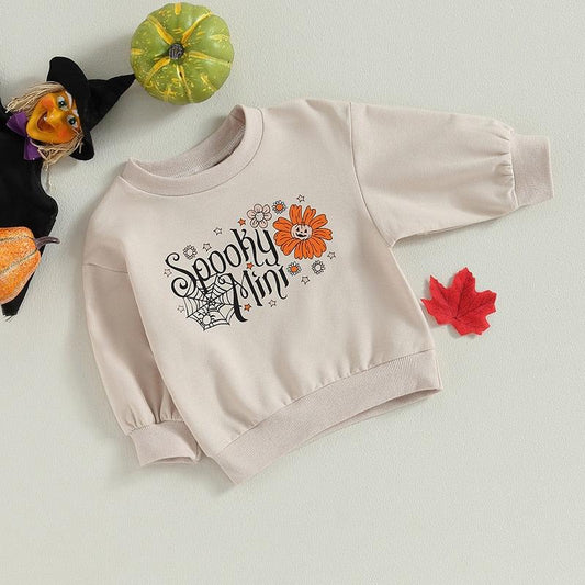 Spooky Mini Long Sleeve Pullover-Shop Baby Boutiques