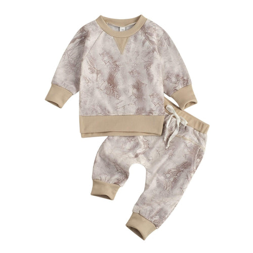 Toddler 2PC Tie Dye Pants Outfit-Shop Baby Boutiques