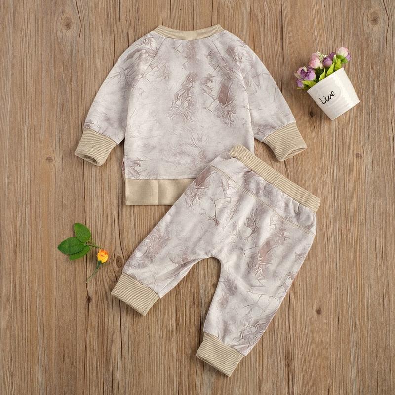 Toddler 2PC Tie Dye Pants Outfit-Shop Baby Boutiques