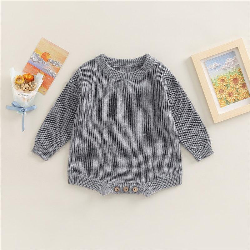 Sweater Baby Unisex Romper - Shop Baby Boutiques 