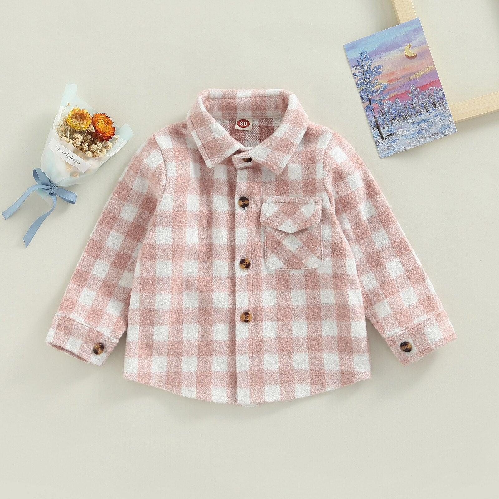 Toddler Plaid Flannel Shirt - Shop Baby Boutiques 