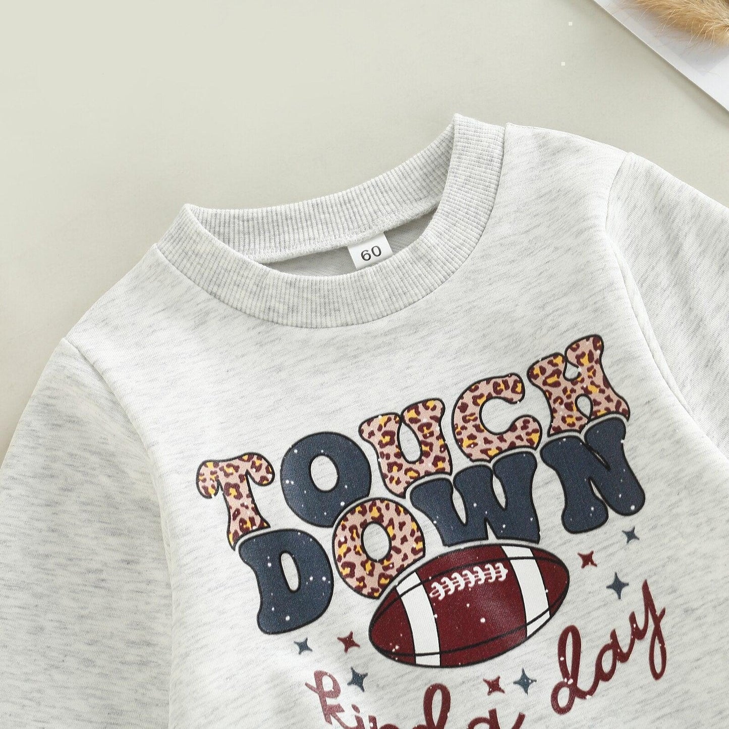 Touch Down Kinda Day Football Romper - Shop Baby Boutiques 