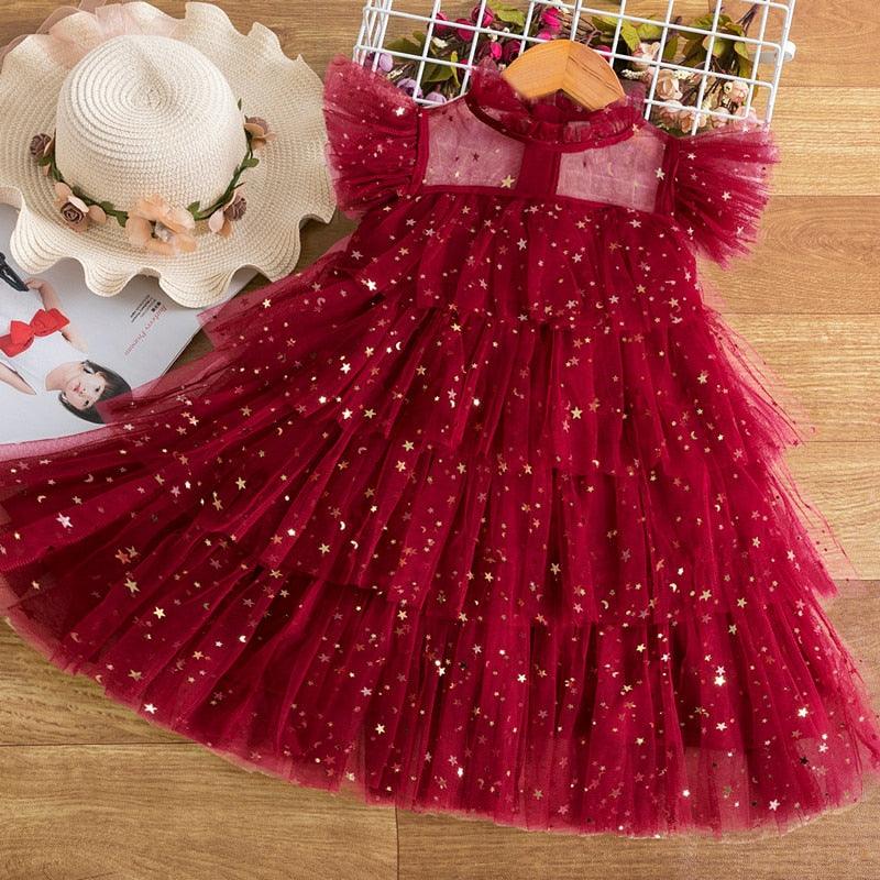 Twinkle Star Layer Cake Dress - Shop Baby Boutiques 