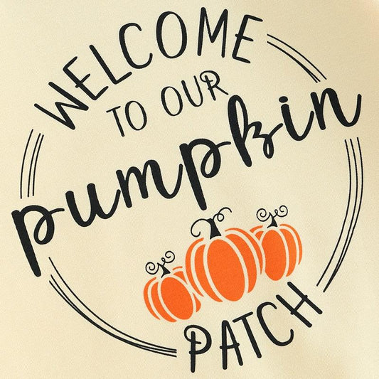 Welcome to Our Pumpkin Patch Dress Top Print Shirt-Shop Baby Boutiques