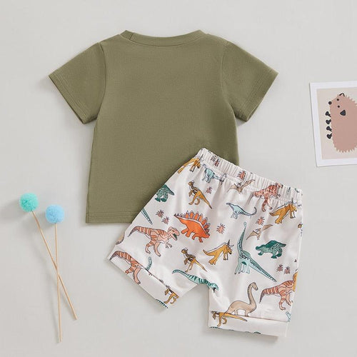 Wild About Dinos Short Set - Shop Baby Boutiques 