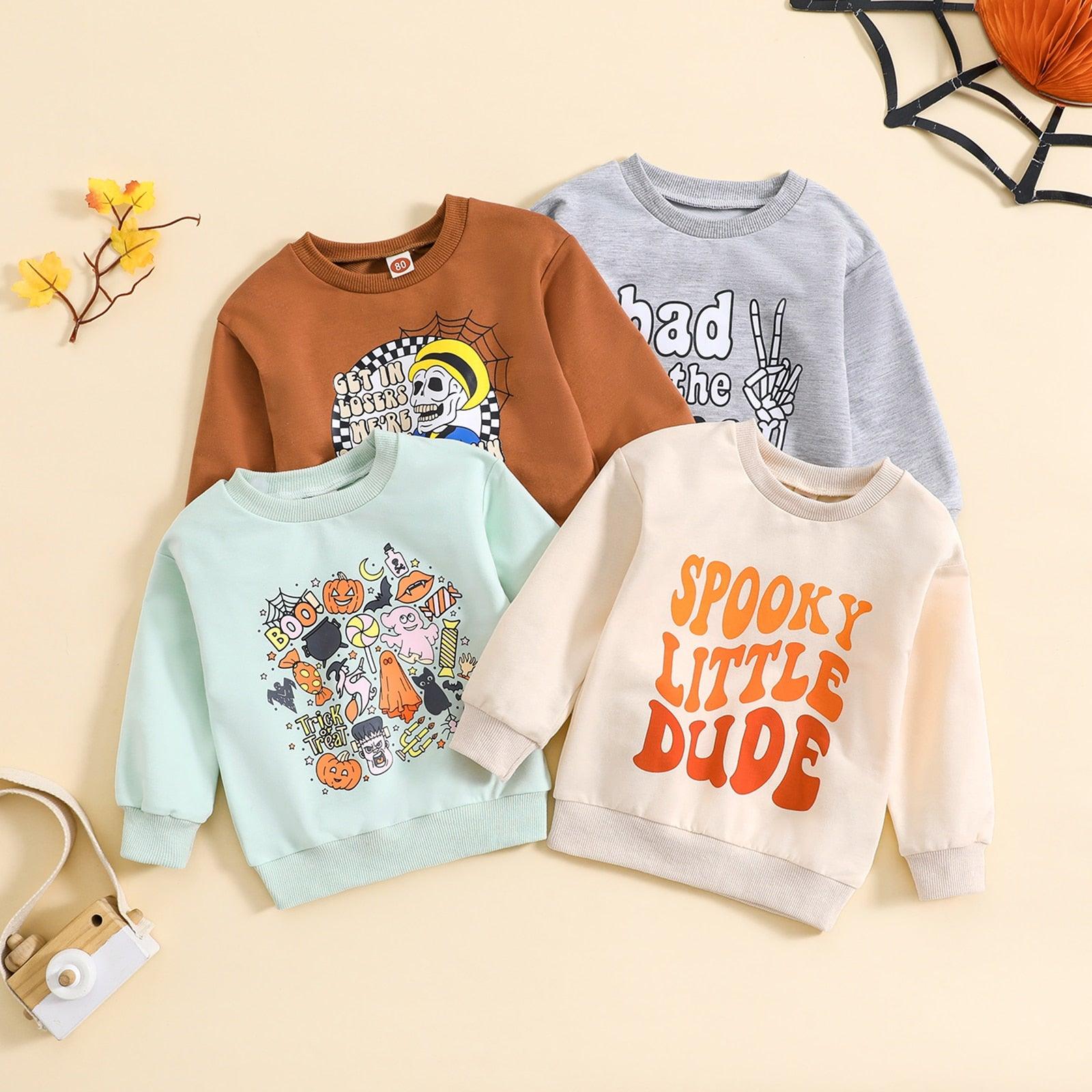 Halloween Unisex Sweatshirts 4 Styles - Shop Baby Boutiques 